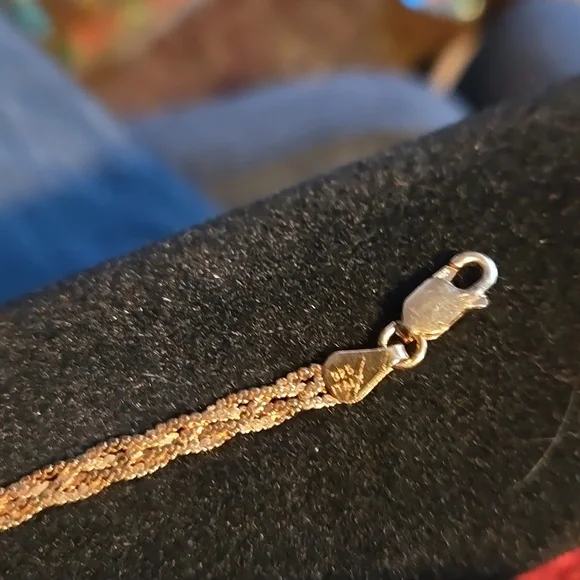 Rose Gold Braided Bracelet - Picture 2 of 3